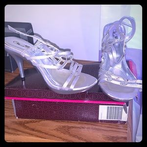 Dressy heeled sandals